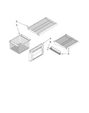 Freezer shelf parts