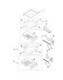 Refrigerator shelf parts
