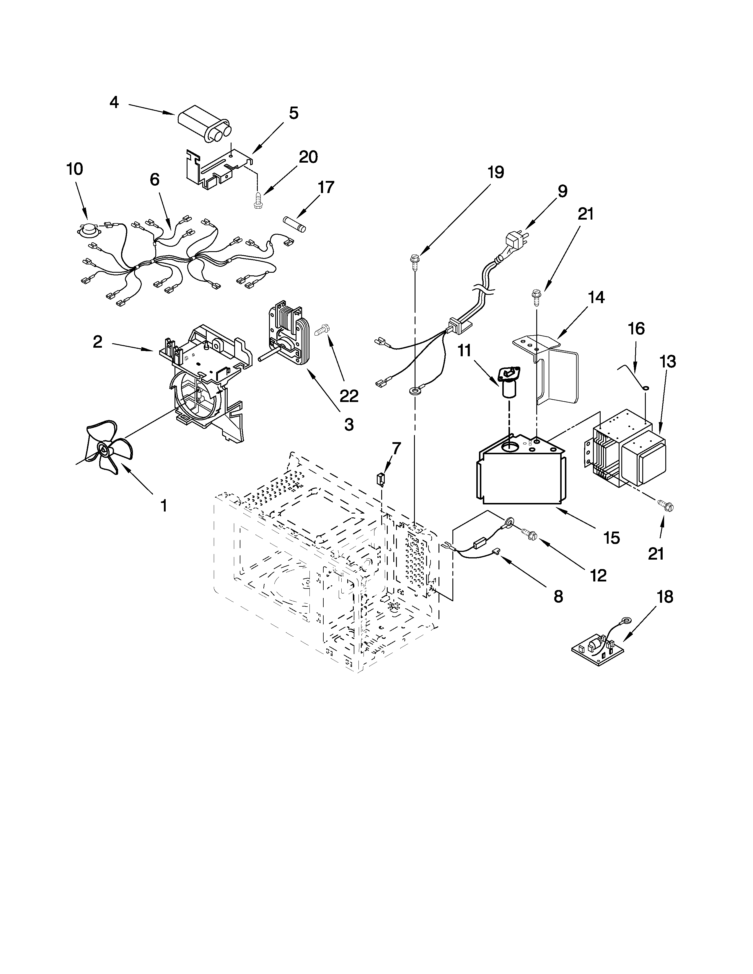 OVEN INTERIOR PARTS