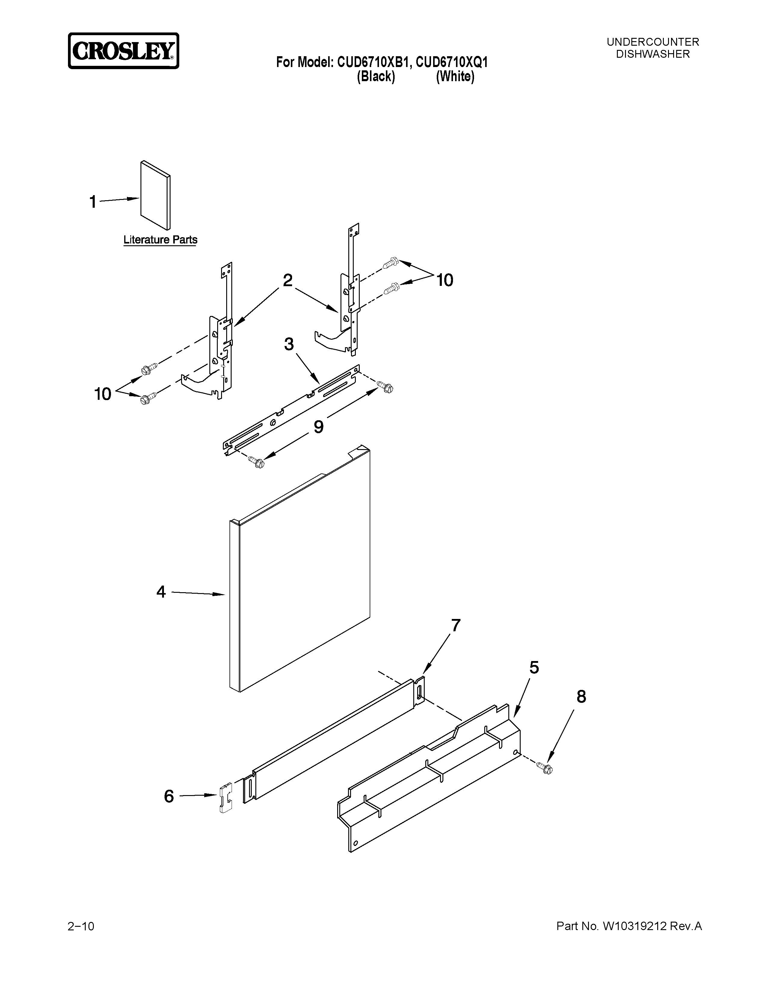 Door and panel parts