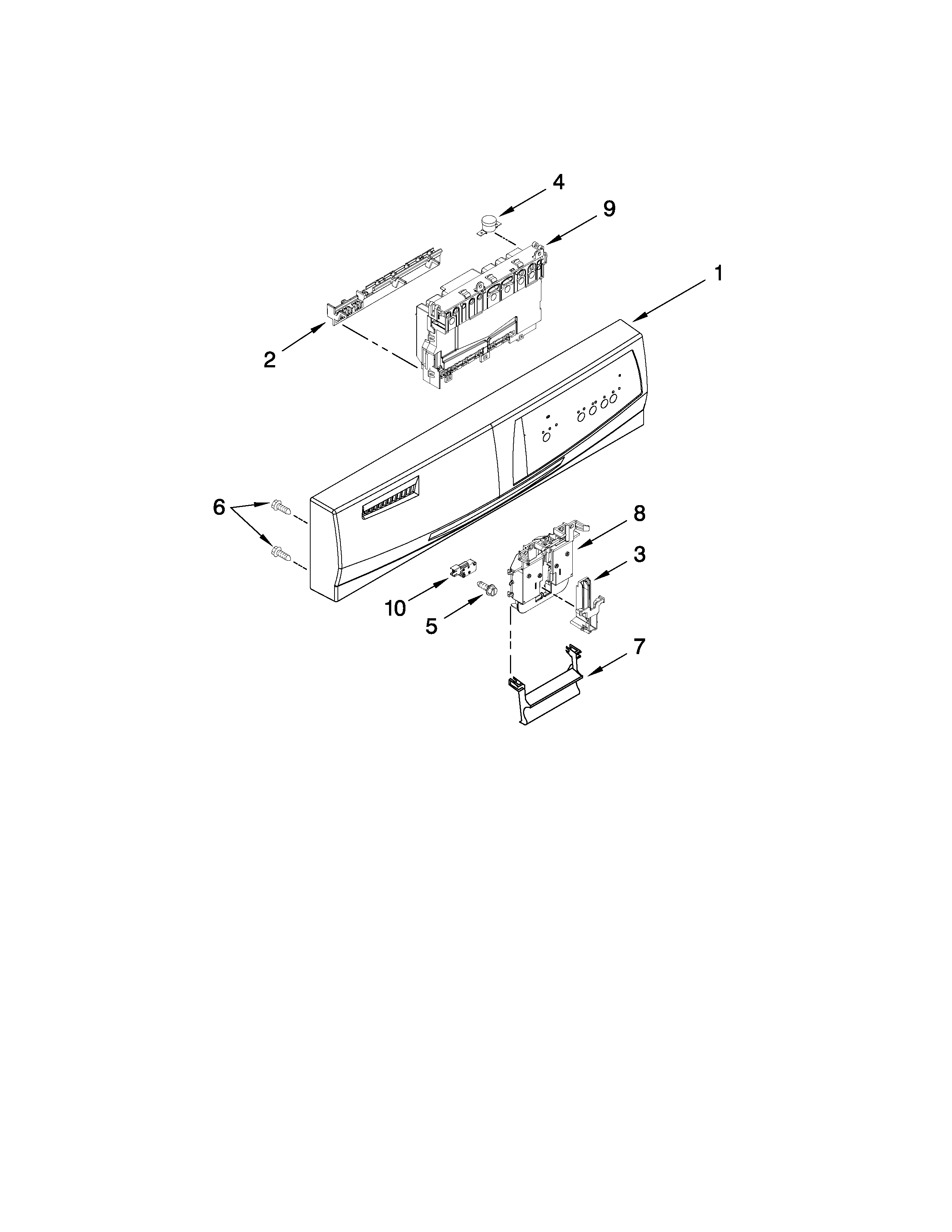 Control panel parts