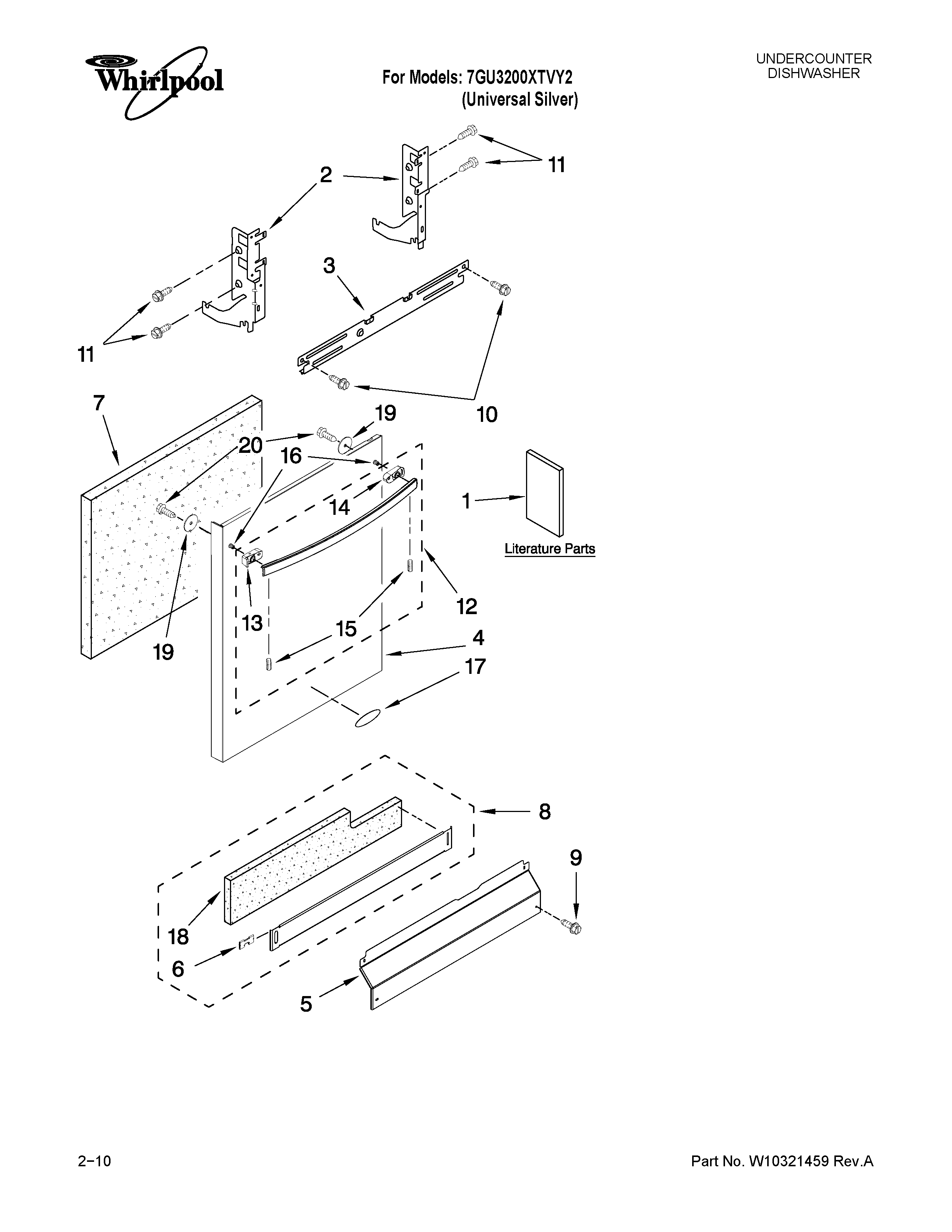 Door and panel parts