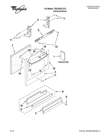 Door and panel parts