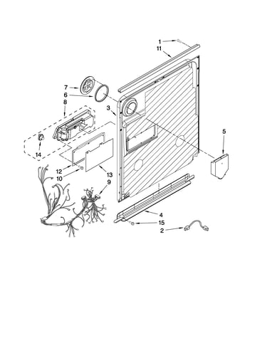 Door and latch parts