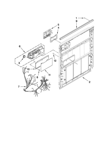 Door and latch parts