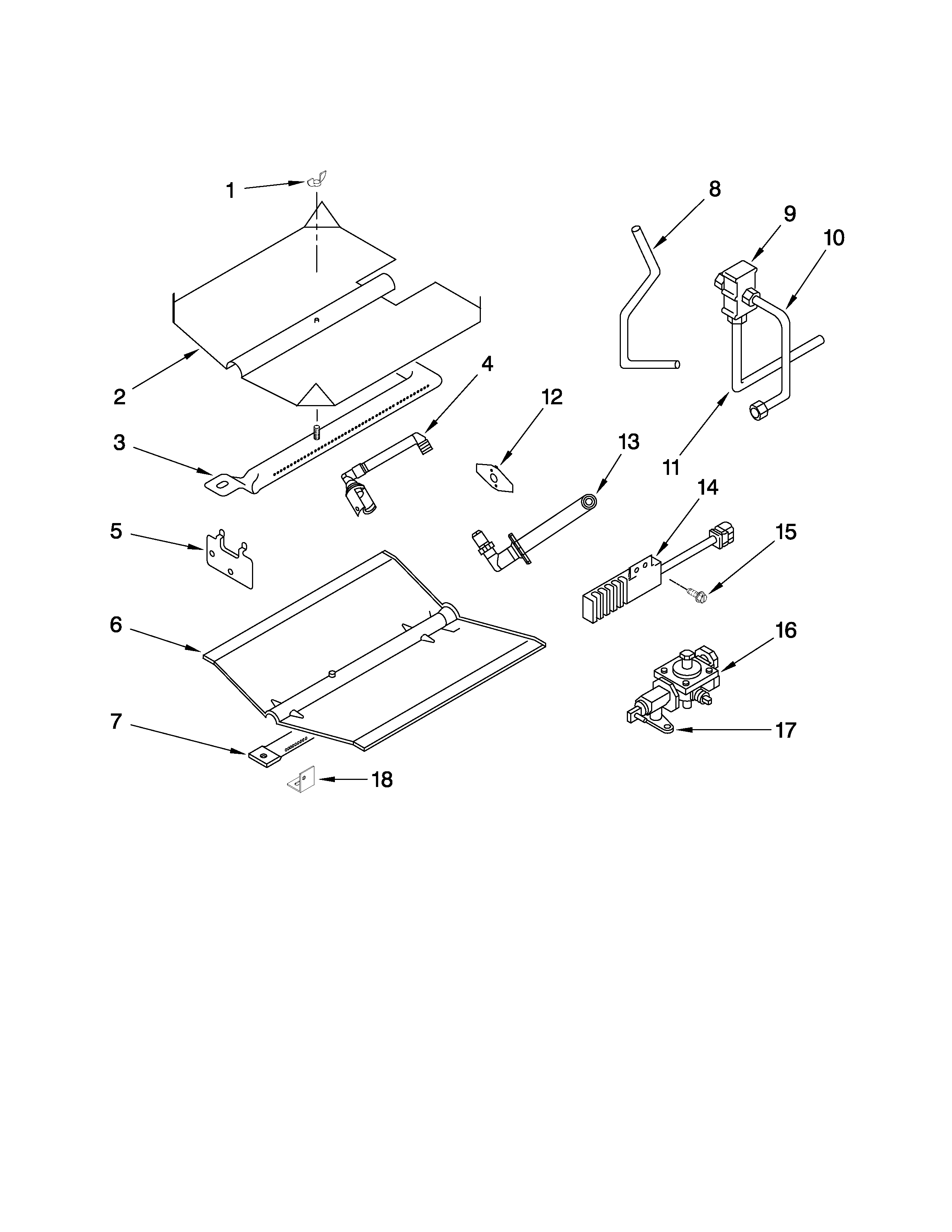 Internal oven parts