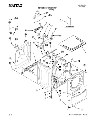 Top and cabinet parts