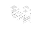 Maytag MGS5775BDS21 drawer and rack parts diagram