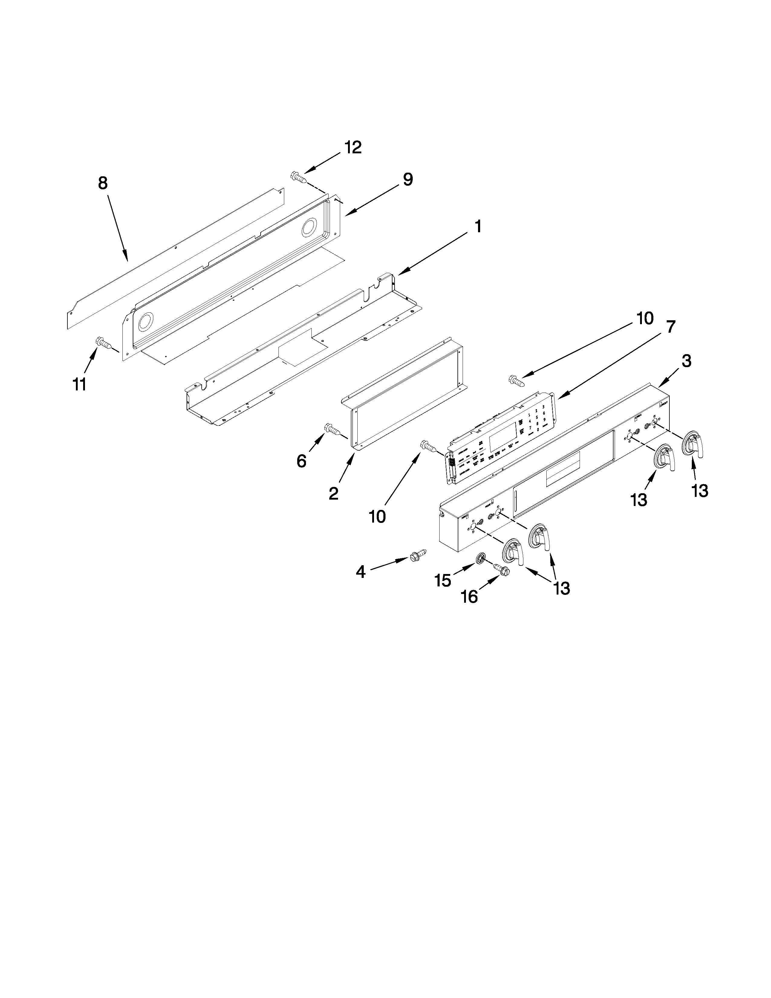 CONTROL PANEL PARTS