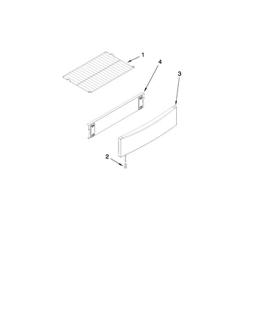 Drawer and rack parts