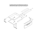 Drawer and rack parts