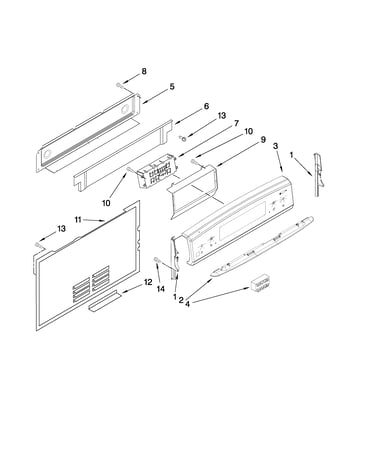 Control panel parts