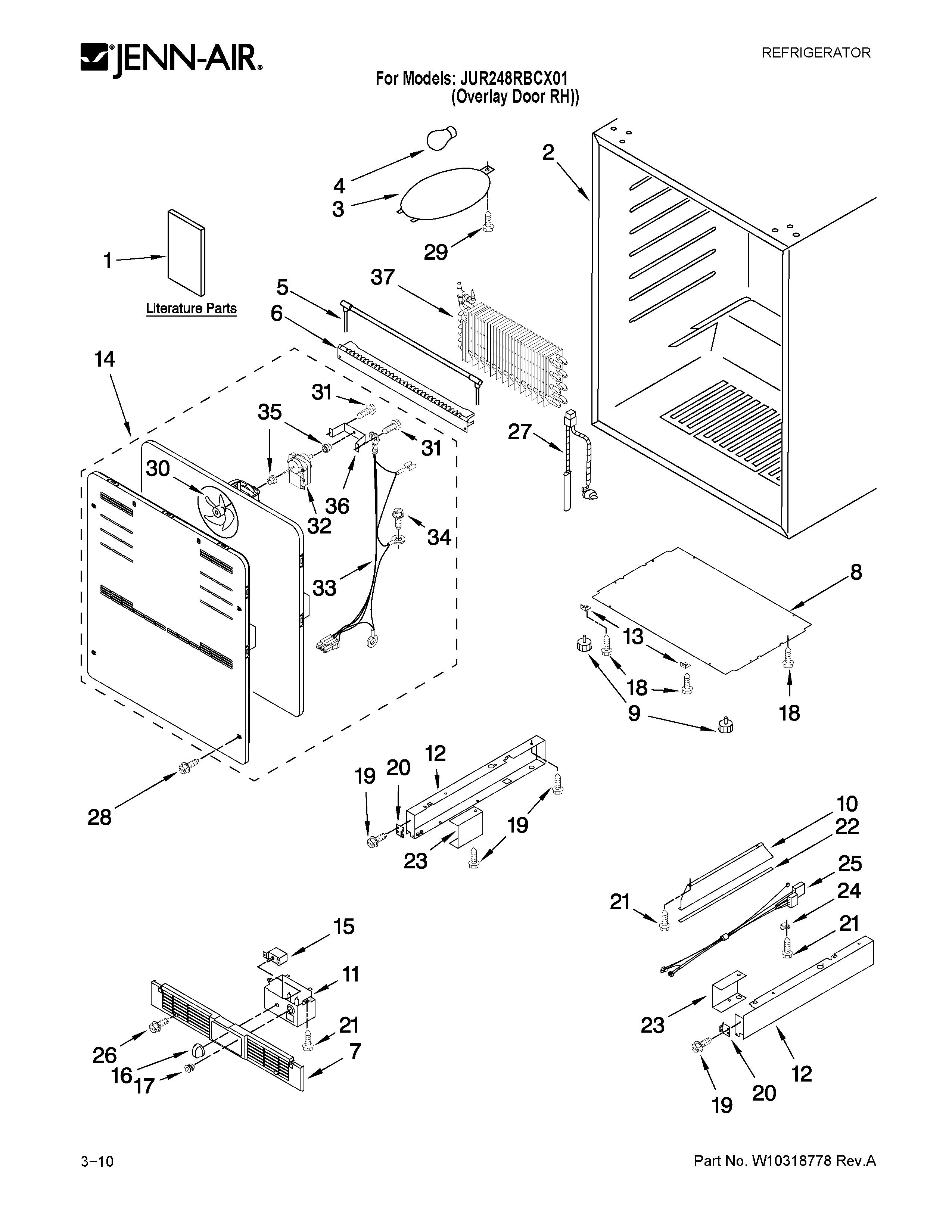 Cabinet parts