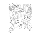 Maytag MGDX500XW0 bulkhead parts diagram