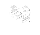 Maytag MGS5875BDS21 drawer and rack parts diagram