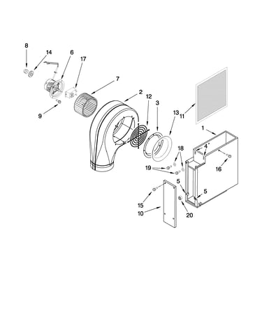 Blower unit parts
