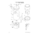 KitchenAid KHWG260VCR0 outer cover & insulation parts diagram