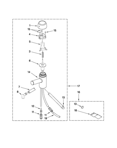 Spout unit parts