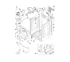 Whirlpool WED9050XW0 cabinet parts diagram