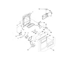 Whirlpool BRS62BRBNA00 dispenser front parts diagram