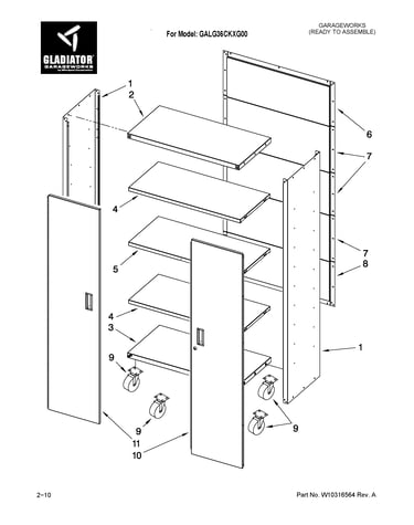 Large mobile gearbox parts