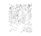 Whirlpool YWED9270XR0 cabinet parts diagram