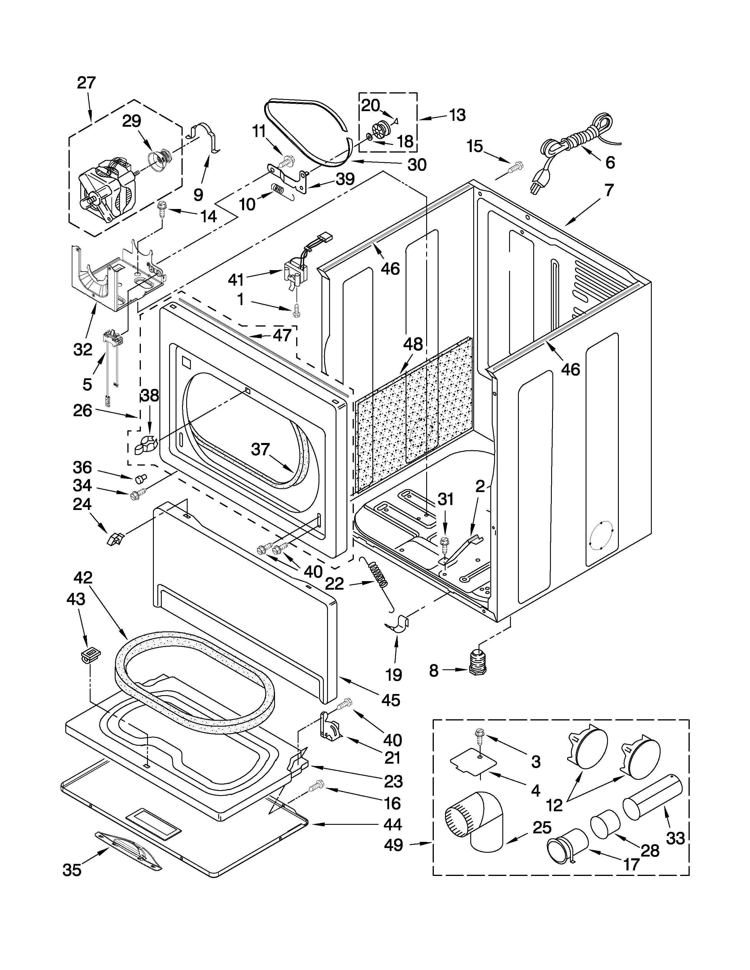 Cabinet parts