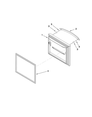 Freezer door parts