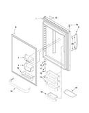 Refrigerator door parts