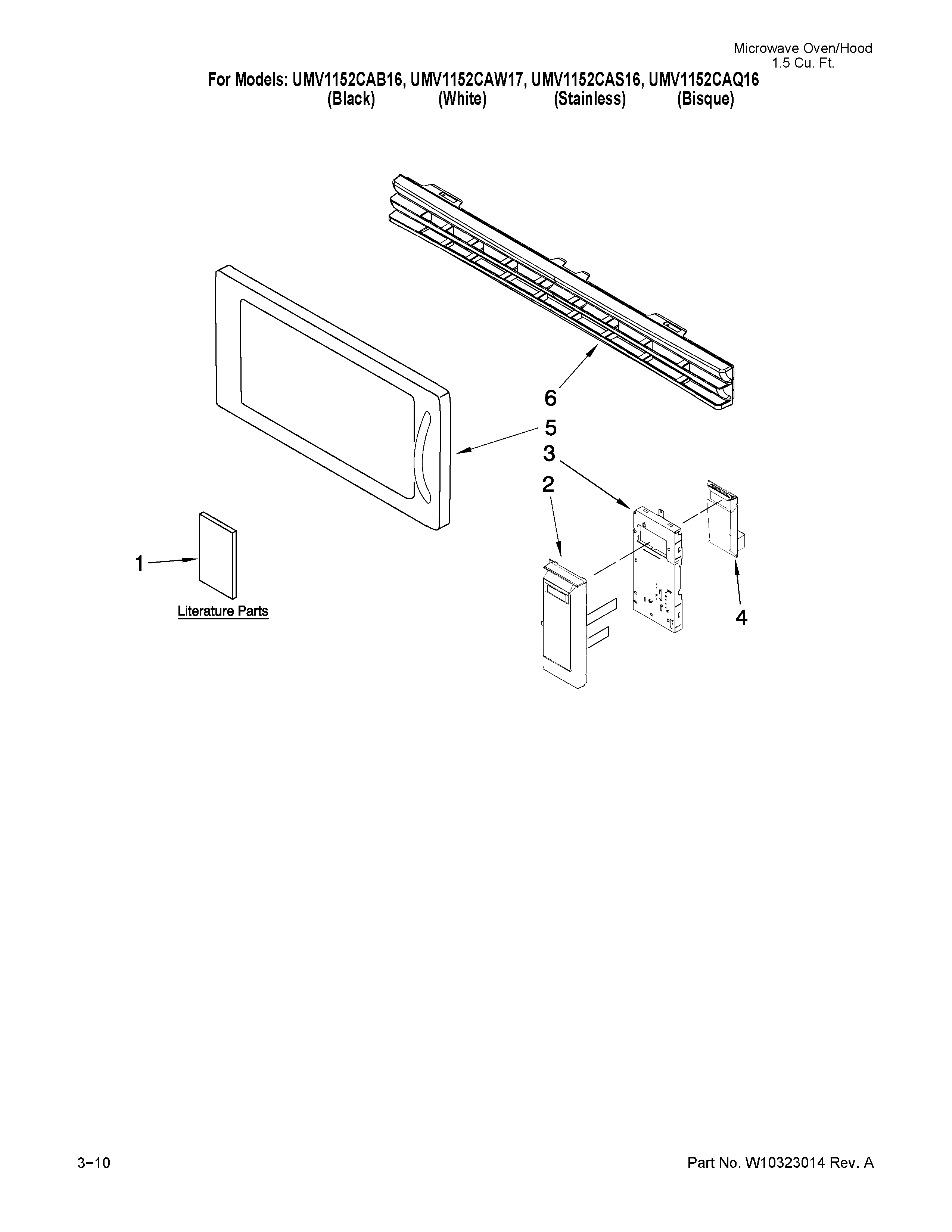 Control panel parts