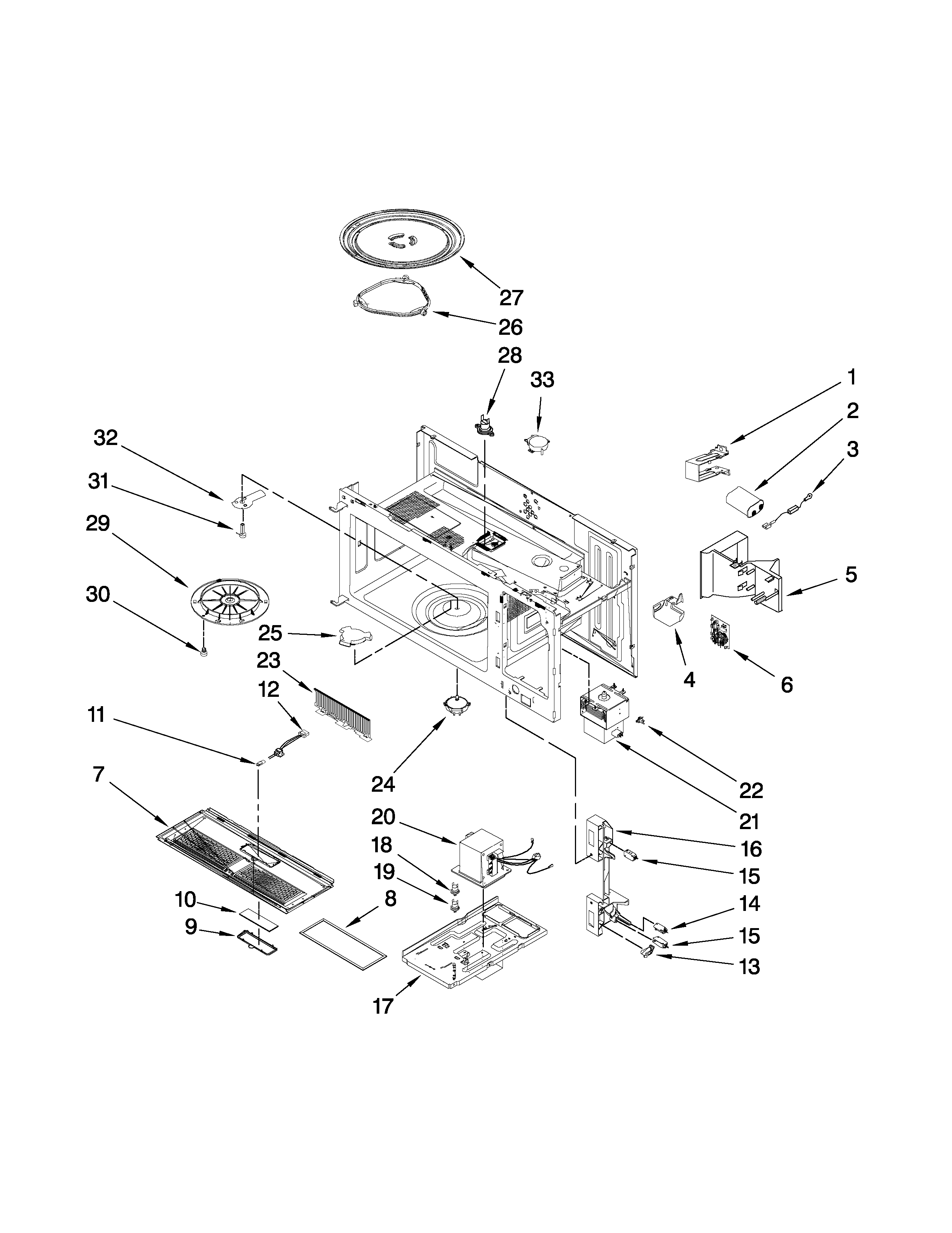 Interior and ventilation parts