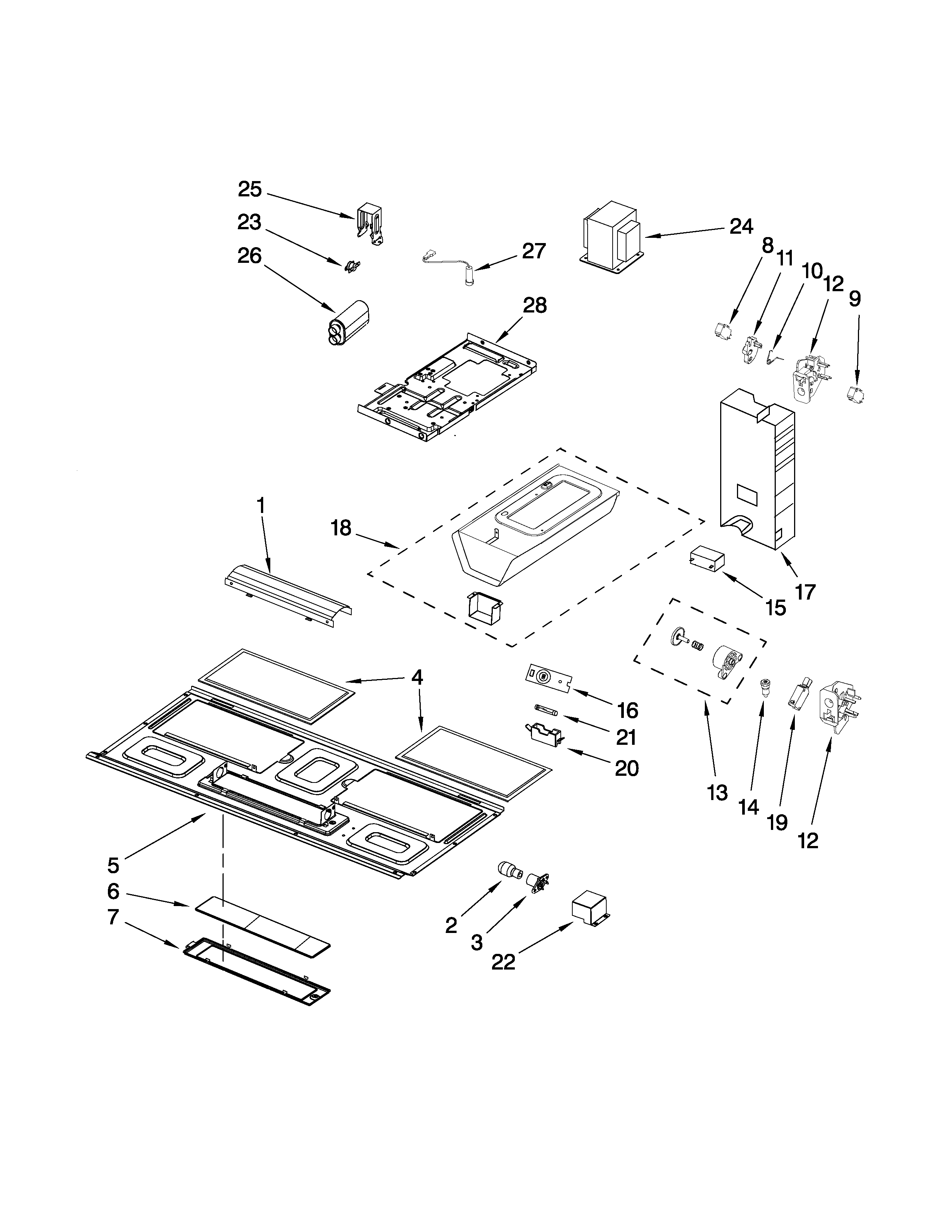 Interior and ventilation parts