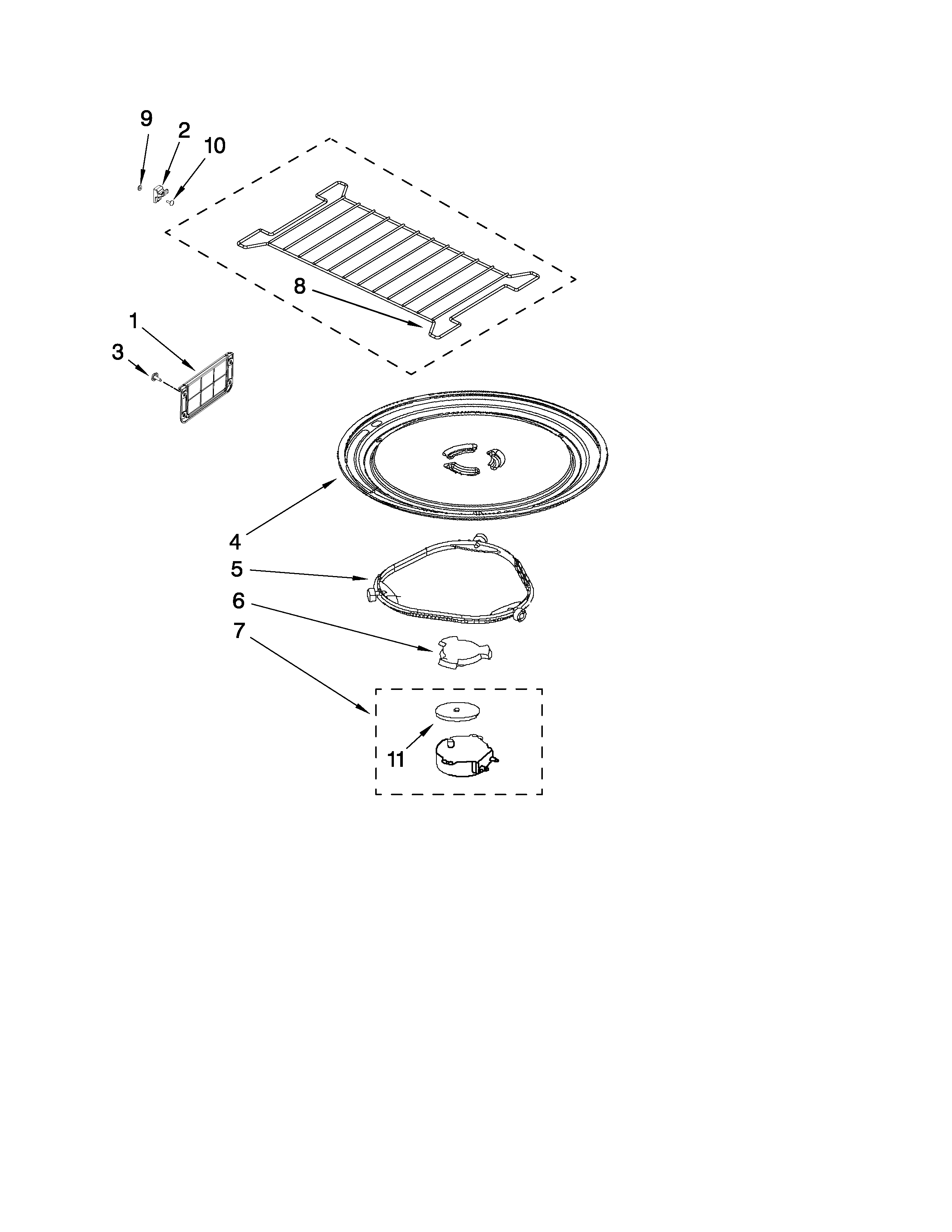 Turntable parts