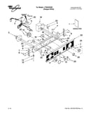 Washer/dryer control panel parts
