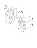 Dryer front panel and door parts