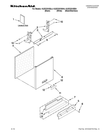 Door and panel parts