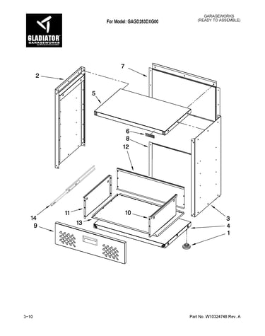 3-drawer gearbox parts