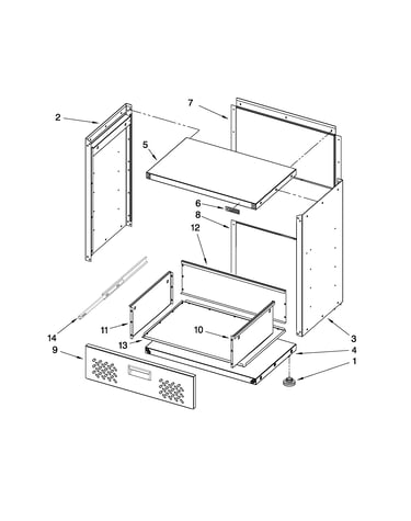 Modular geardrawer parts