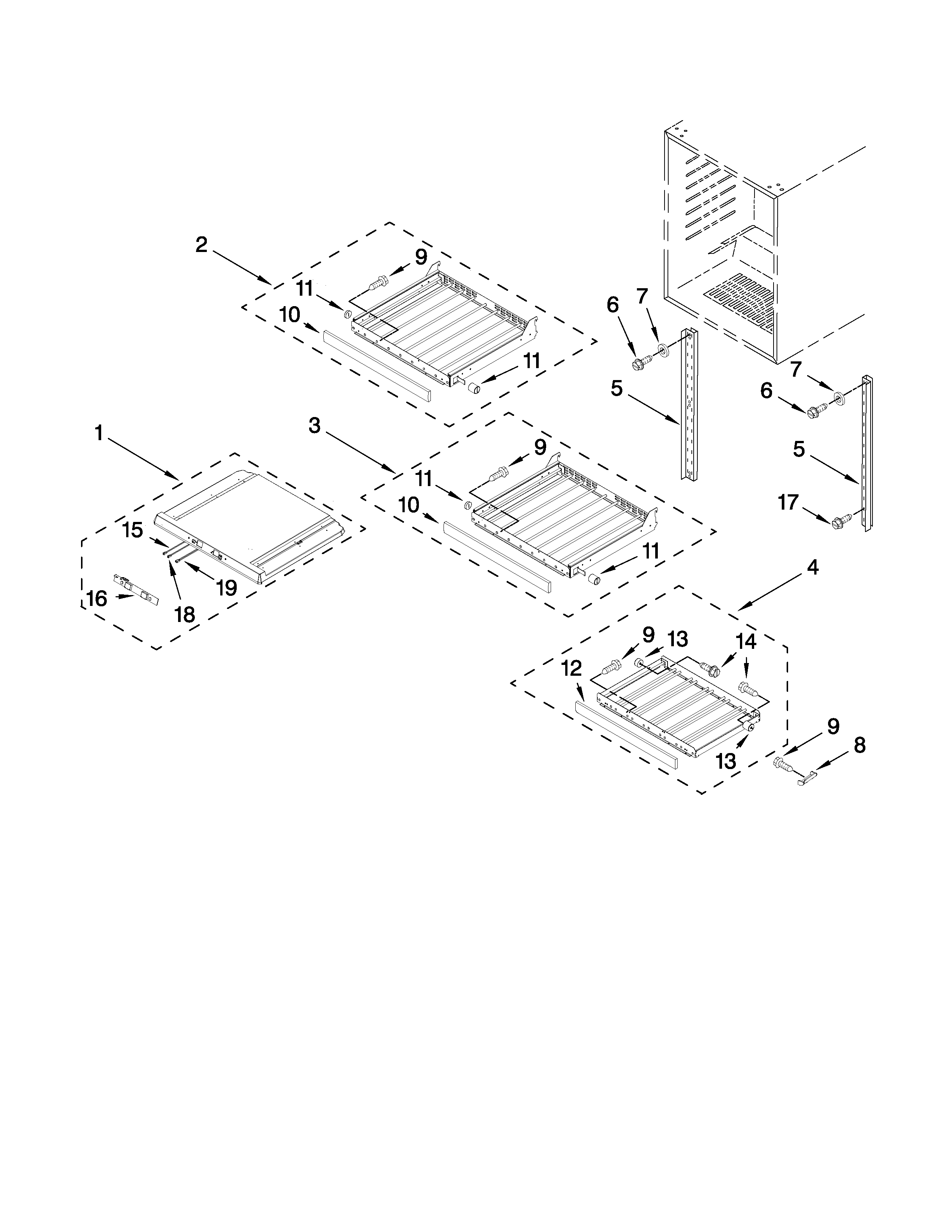 Shelf parts