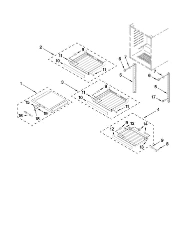 Shelf parts