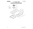 Maytag MER5555RCB1 cooktop parts diagram