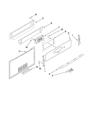 Control panel parts