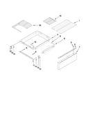 Drawer and rack parts