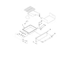 Jenn-Air JGS8860BDP17 drawer and rack parts diagram
