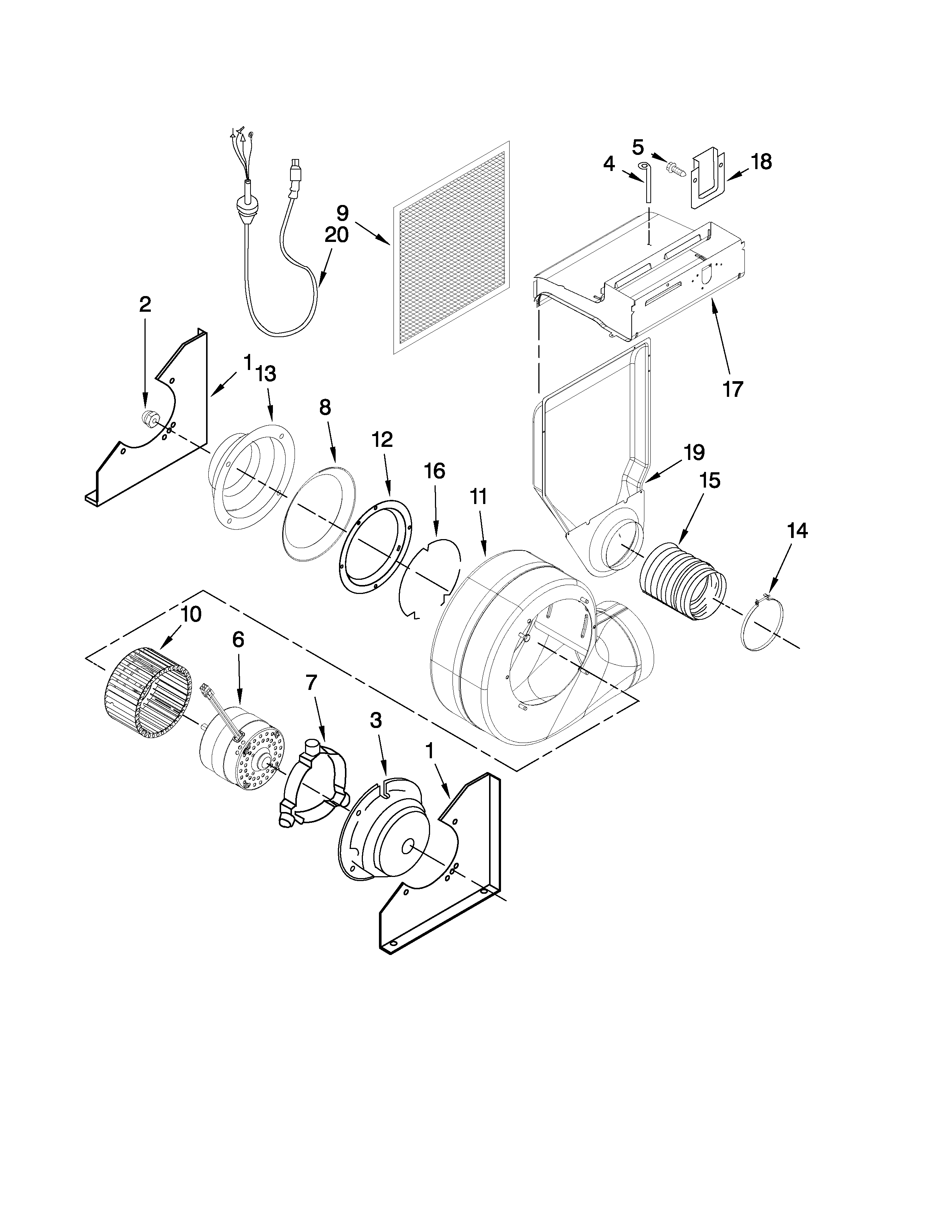 BLOWER UNIT PARTS