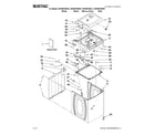 Maytag MVWB750WB1 top and cabinet parts diagram