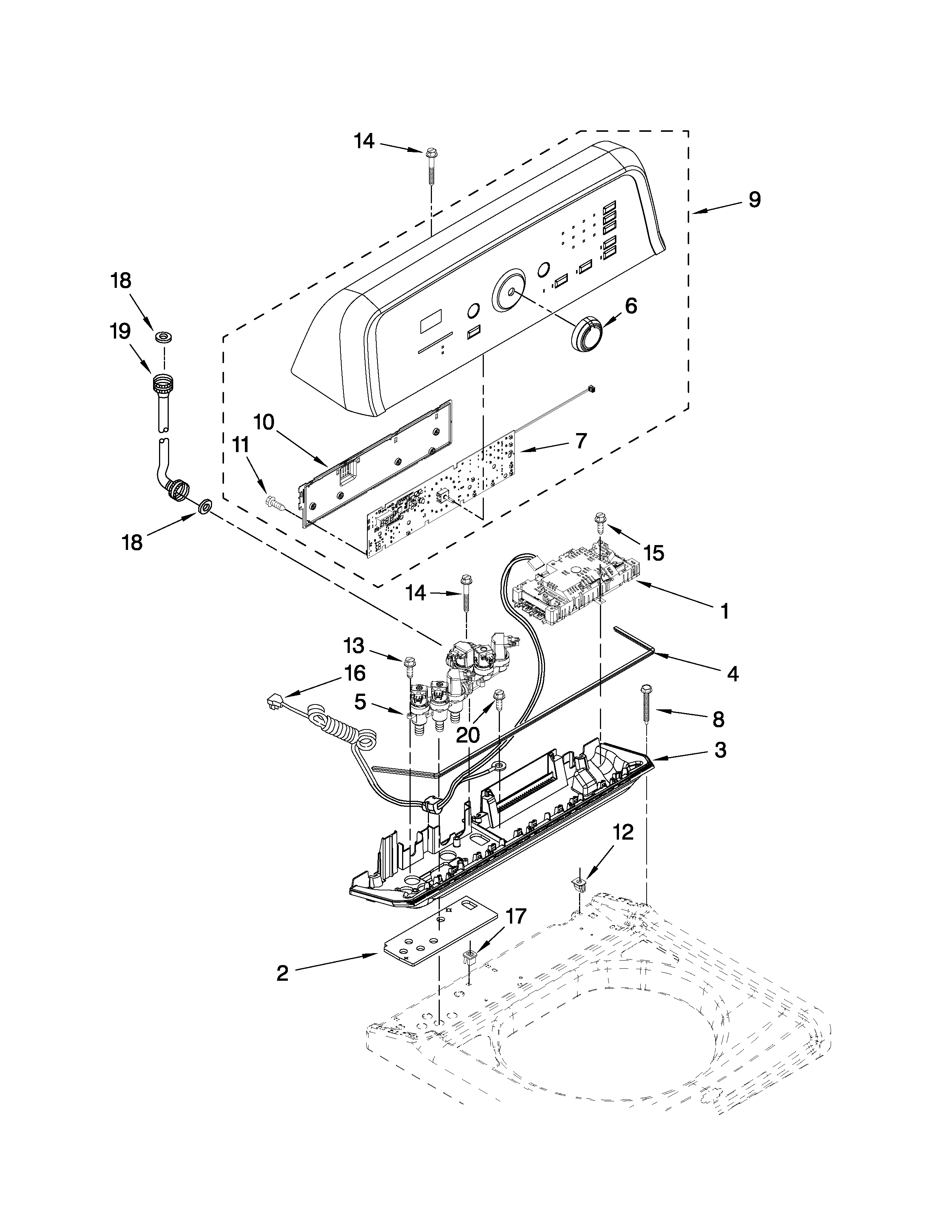 Control panel parts