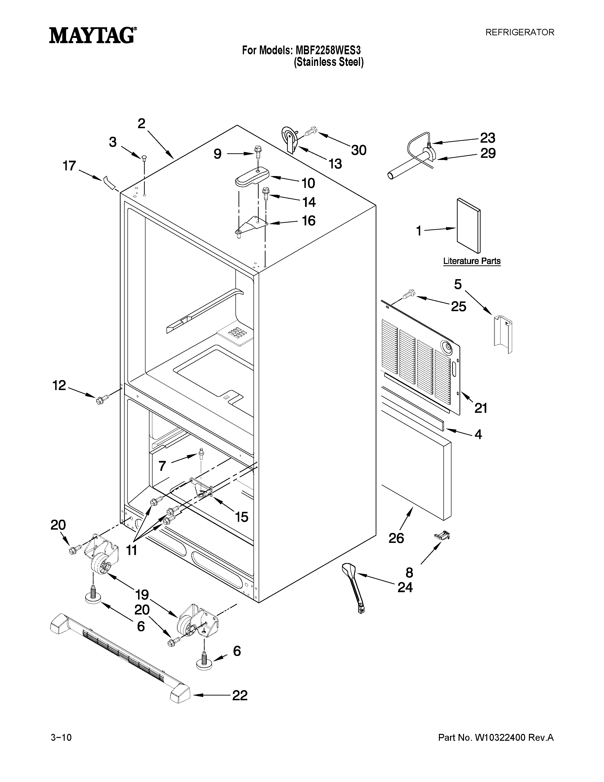 CABINET PARTS