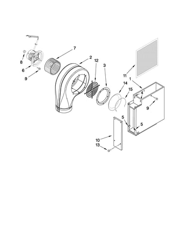 Blower unit parts