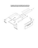 Drawer and rack parts